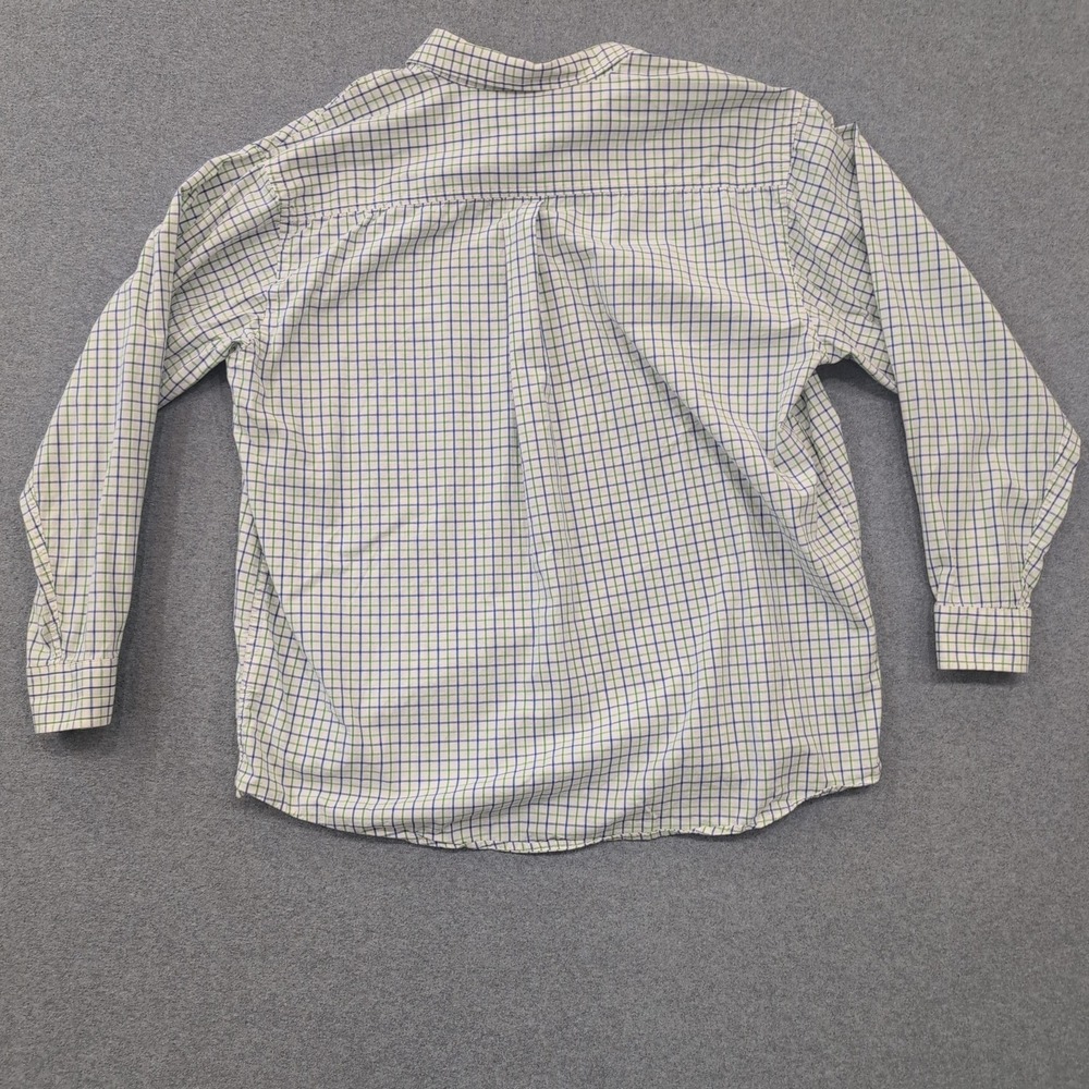Faded Glory Men's X-Large Plaid Long Sleeve Button Down Shirt 100% Cotton 17.5" - Picture 3 of 4